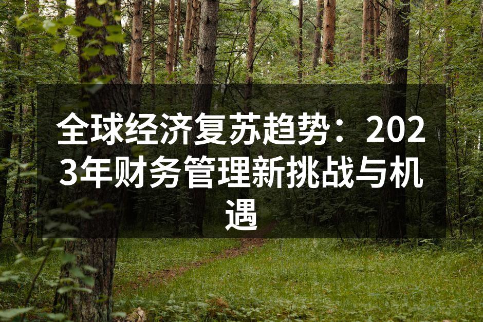 全球经济复苏趋势：2023年财务管理新挑战与机遇
